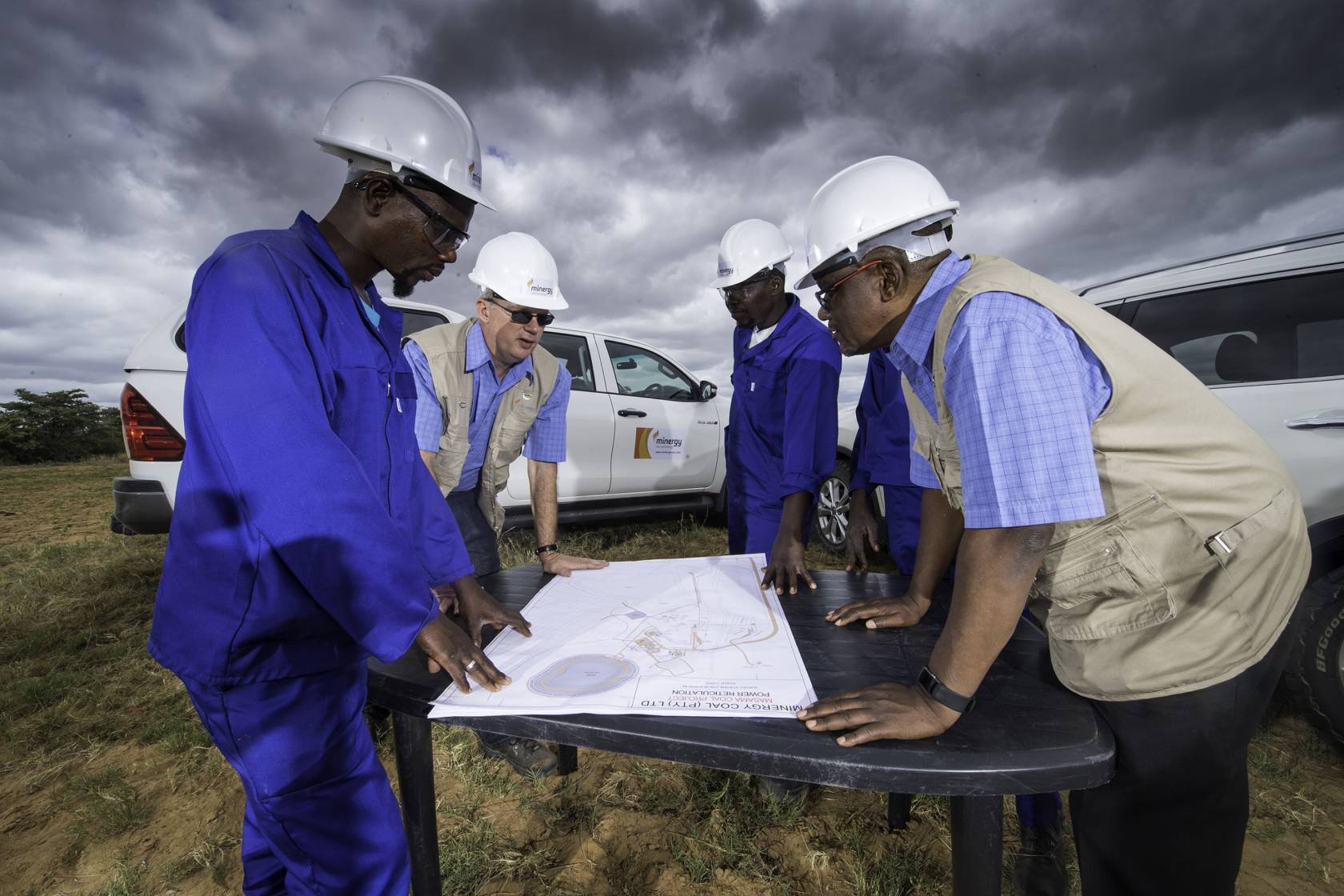 Discussions at the planned Minergy mine site