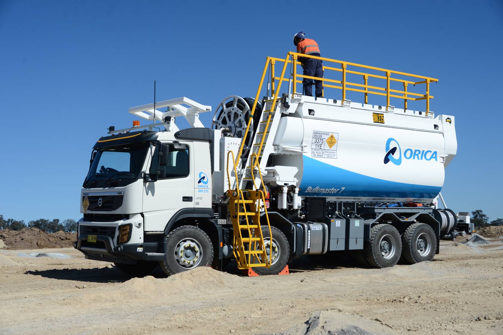 Orica next generation Bulkmaster™ 7 explosives delivery system