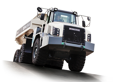 Weighing in at 28 tonnes, the upgraded TA300 is a robust and reliable workhorse