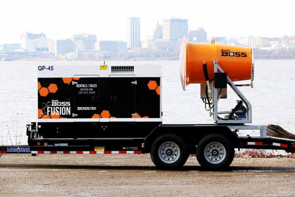 The DB-60 Fusion dust suppressor features a Tier IV Final-compliant generator