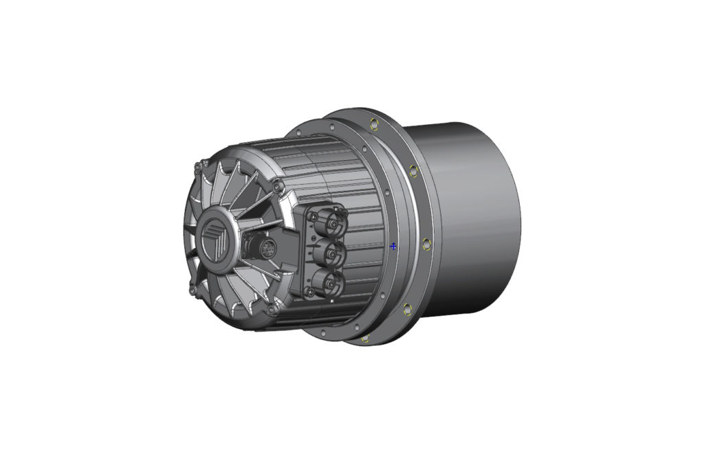 The ideal Bonfiglioli 701CE track drive is specially designed for mini-excavators from 2 to 3 tons.