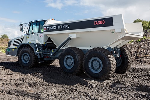 The Terex Trucks TA300 articulated hauler is proving popular with German customers