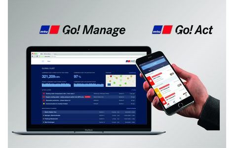 The digital tools MTU Go!Act and MTU Go!Manage provide analysis of engines up to fleet management. MTU Go!Act for smartphones alerts customers to any faults that may have arisen in connected systems and enables them to identify and eliminate the fault quickly. MTU Go!Manage is a platform that links up a customer’s system to the data base and significantly improves communication with MTU partners, distributors and the Customer Care Center.