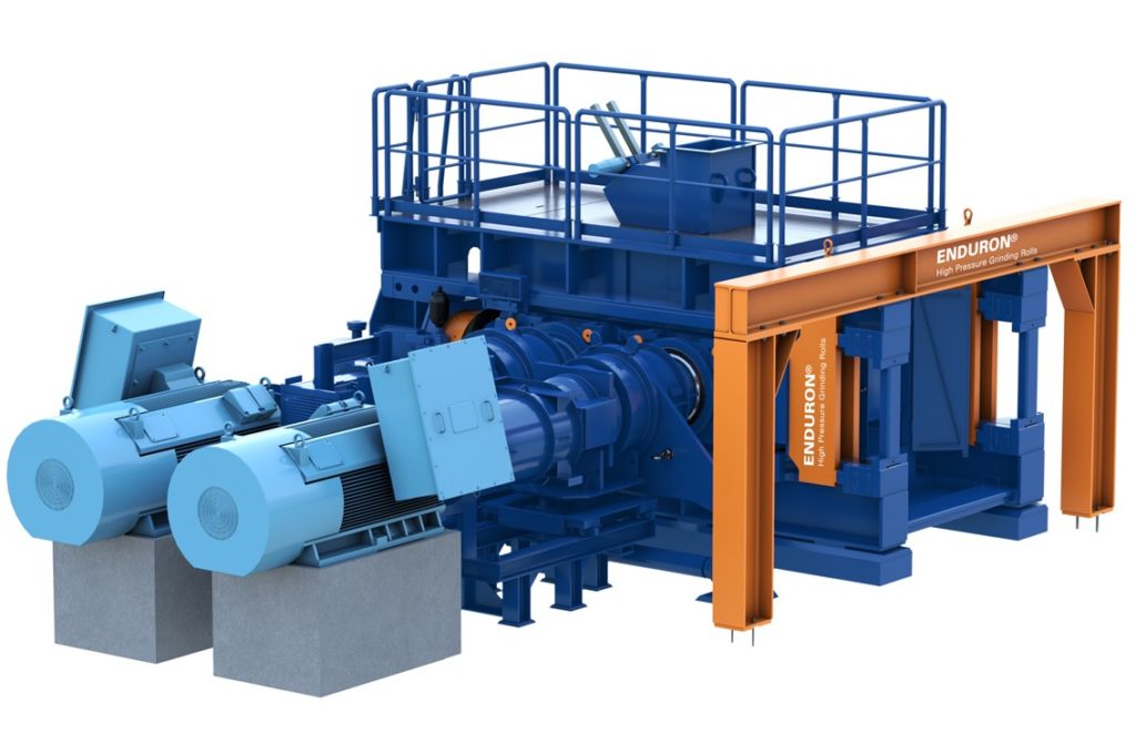Enduron® High Pressure Grinding Rolls (HPGR) manufactured by Weir Minerals.