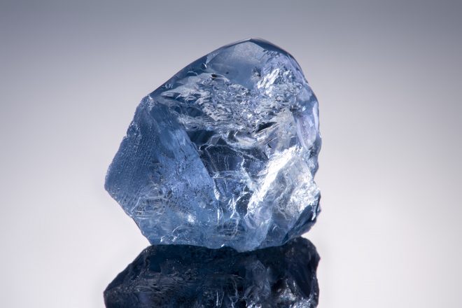 20.08 carat Type IIb blue diamond recovered at Cullinan on 23 September 2019