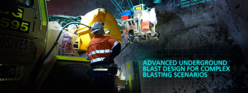 The Orica SHOTPlus™ Underground blast design software (Visualisation)