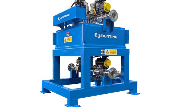 Bunting Develops High-Intensity Electromagnetic Wet Filter