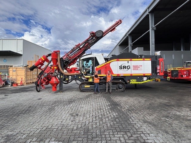 SRG Global takes delivery of world-first Sandvik drill
