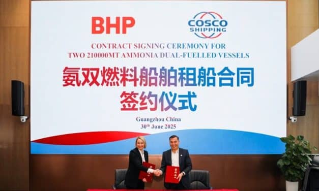 BHP signs world-leading deal for cleaner transportation
