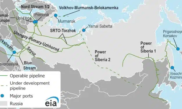 Russia’s Natural Gas And Coal Exports Have Been Decreasing And Shifting Toward Asia