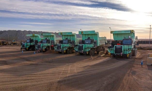 Rio Tinto trials battery-swap electric haul trucks at Oyu Tolgoi