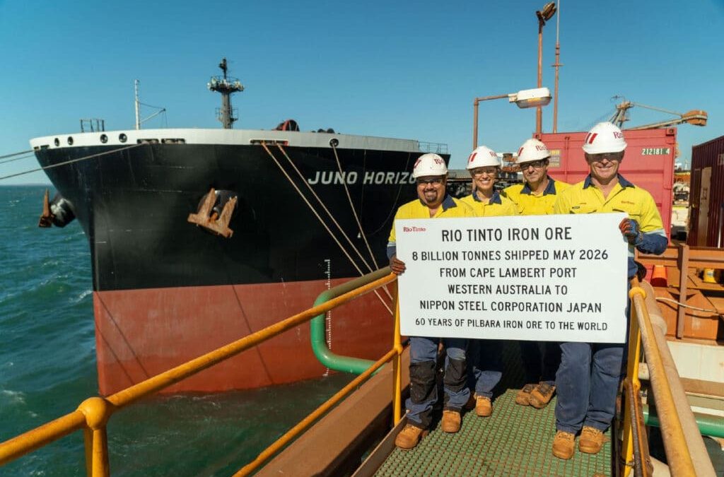 Rio Tinto marks eight billion tonnes from the Pilbara