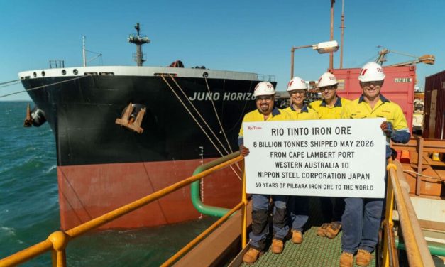 Rio Tinto marks eight billion tonnes from the Pilbara