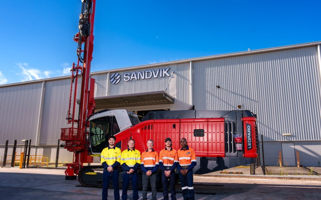 Sandvik, SRG Global achieve record 25,000 operating hours on Leopard™ DI650i