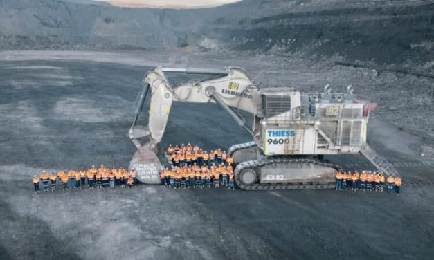 Thiess excavator sets 12-month world record in the Hunter