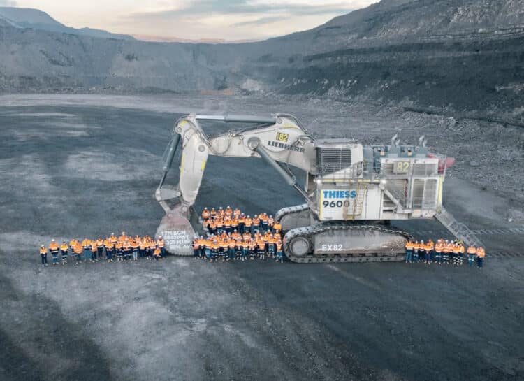 Thiess excavator sets 12-month world record in the Hunter